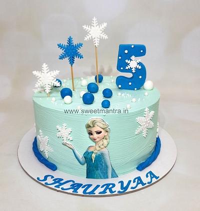 Princess Elsa cake - Cake by Sweet Mantra Homemade Customized Cakes Pune
