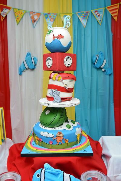 Dr Seuss cake - Cake by Sylvia Cake