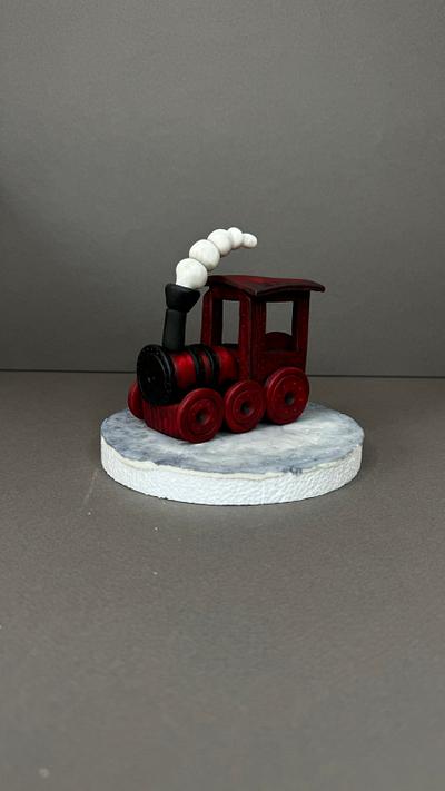 Cake topper vintage train - Cake by Miss.whisk