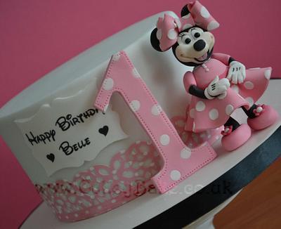 Minnie Mouse 1st Birthday Cake - Cake by CakeyBake (Kirsty Low)