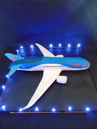 Boeing 787 Dreamliner cake - Cake by For the love of cake (Laylah Moore)