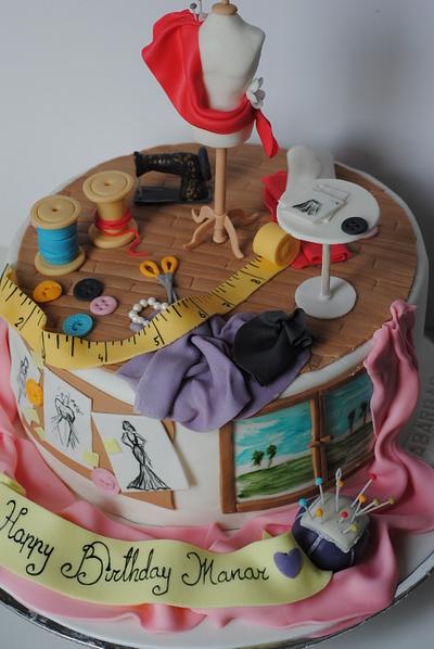 fashion designer cake - Cake by Rabarbar_cakery