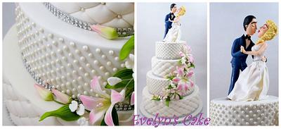 Weeding Cake for my best friends - Cake by EvelynsCake