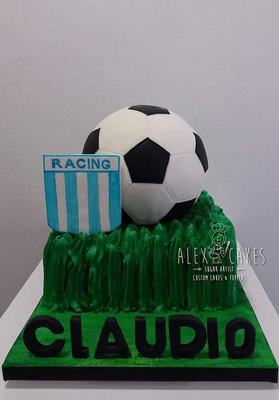 Soccer ball cake - Cake by Alex
