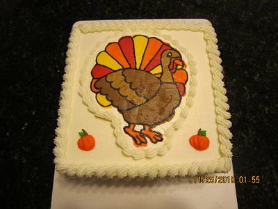 Thanksgiving Turkey Cake - Cake by Michelle