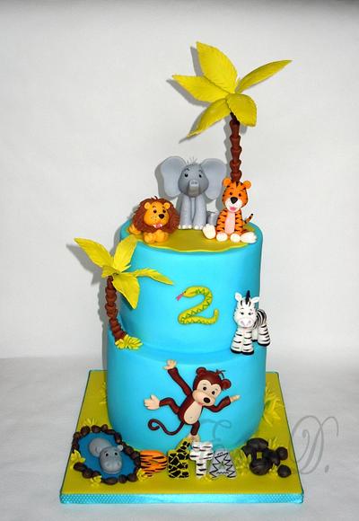 animals cake - Cake by Derika
