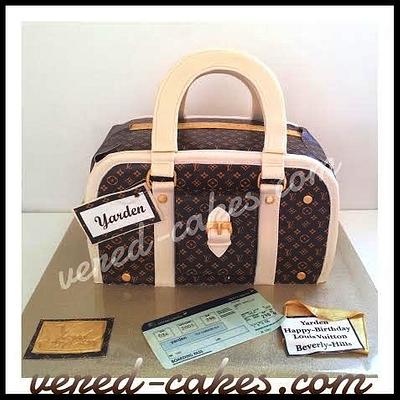 L.V "baxter" handbag cake - Cake by veredcakes