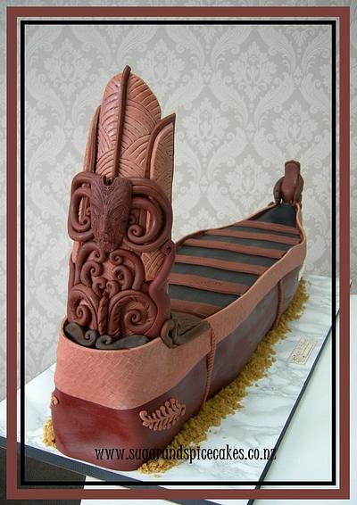 Maori Waka (Canoe) - Cake by Mel_SugarandSpiceCakes