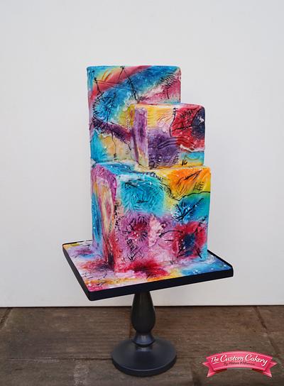 Kandinsky Inspired - Sugar Art Museum  - Cake by The Custom Cakery