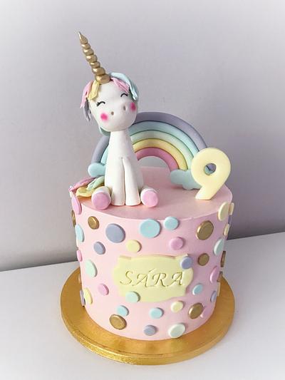 Birthday unicorn cake - Cake by Petra_Kostylkova