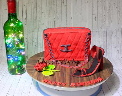 Channel Handbag cake  - Cake by Cake Couture By Anju