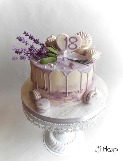Lavender cake - Cake by Jitkap