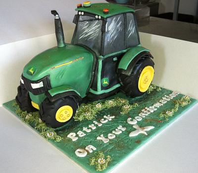 John Deere tractor cake - Cake by SavageBaker