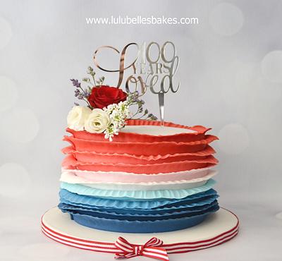 100 Years loved! - Cake by Lulubelle's Bakes