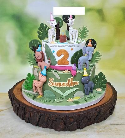 Enchanted forest cake for girl - Cake by Sweet Mantra Homemade Customized Cakes Pune