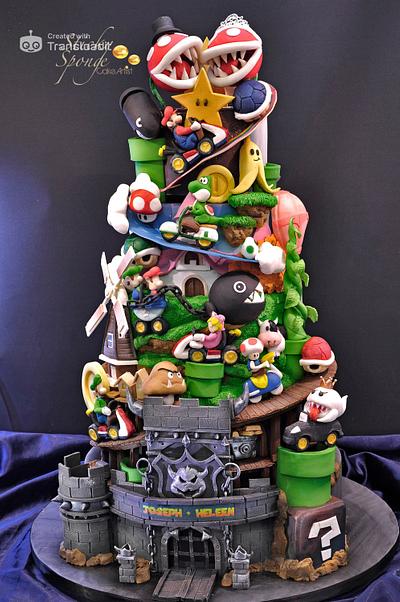Mariokart Wedding cake - Cake by Sticky Sponge Cake Studio