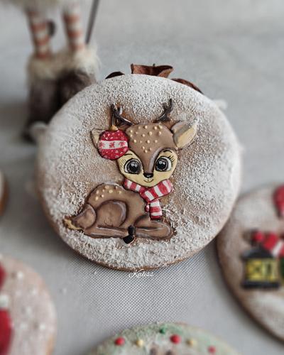 little Christmas deer - Cake by Kaliss