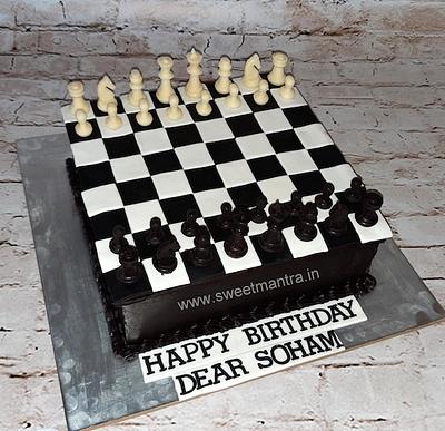 Chessboard cake - Cake by Sweet Mantra Homemade Customized Cakes Pune