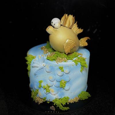 Golden fish, make a wish 😝 - Cake by 59 sweets