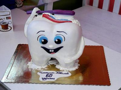 Tooth cake - Cake by The House of Cakes Dubai