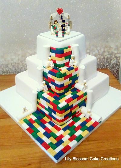 Lego Wedding Cake - Cake by Lily Blossom Cake Creations