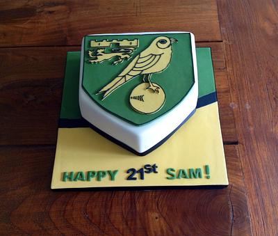Norwich City F.C. cake - Cake by Cakes Honor Plate