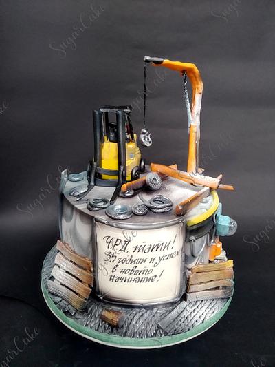 Industrial area - Cake by Tanya Shengarova