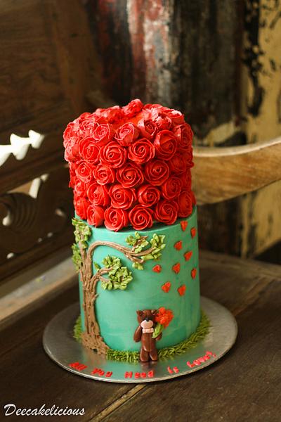 All you need is love! - Cake by Deepa Shiva - Deecakelicious