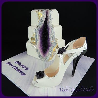 Geode cake - Cake by Vikki Joyful Cakes