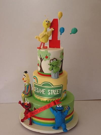Sesame street - Cake by Louisa Massignani