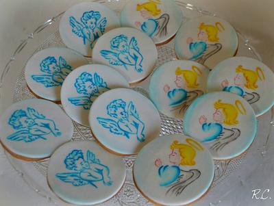 Hand painted cookies - Cake by rosa castiello