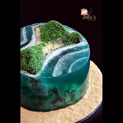 Island cake :) - Cake by Julie's Sweet Cakes