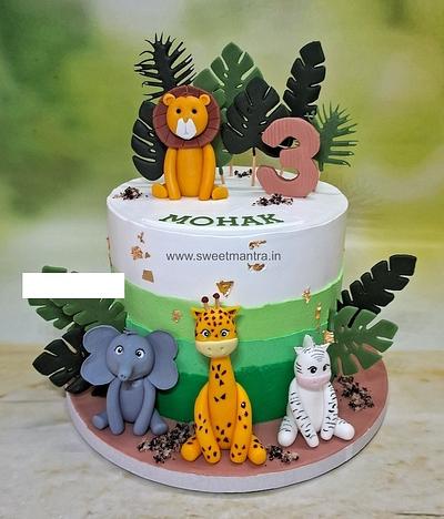 Wild in the Jungle cake - Cake by Sweet Mantra Homemade Customized Cakes Pune