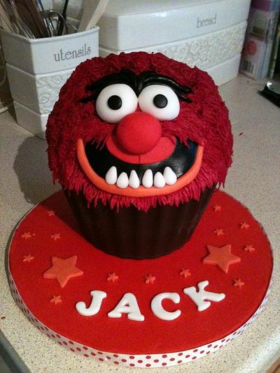 Animal from The Muppets giant cupcake - Cake by Bezmerelda