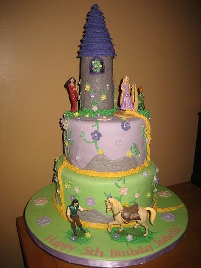Tangled Disney Princess Birthday Cake - Cake by Kristen