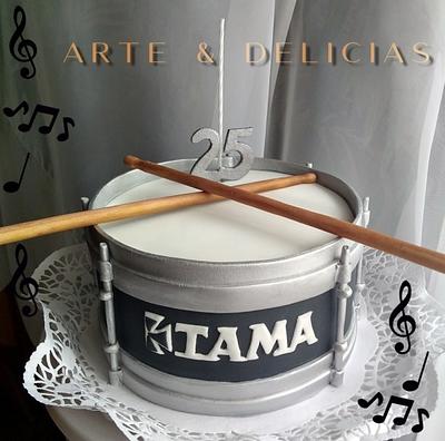 Drums - Cake by marialem2015