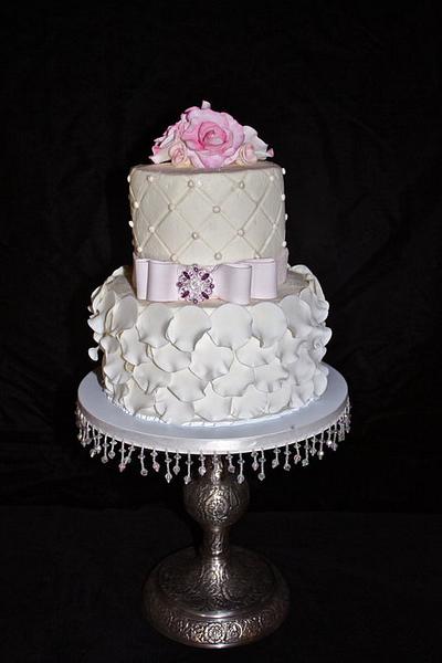 Carolyn Ruffle Cake - Cake by TeresaCakes