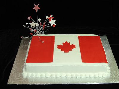 Canada Day Cake - Cake by Crowning Glory