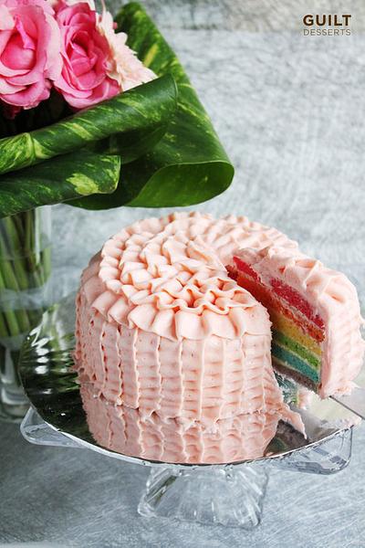 Mother's day Rainbow Cake - Cake by Guilt Desserts