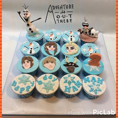 Olaf and his gang  - Cake by Charmaine C 