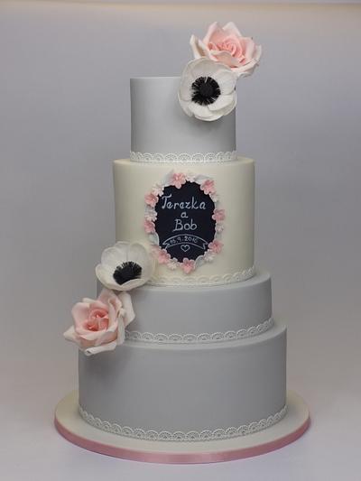 Wedding cake  - Cake by emdorty