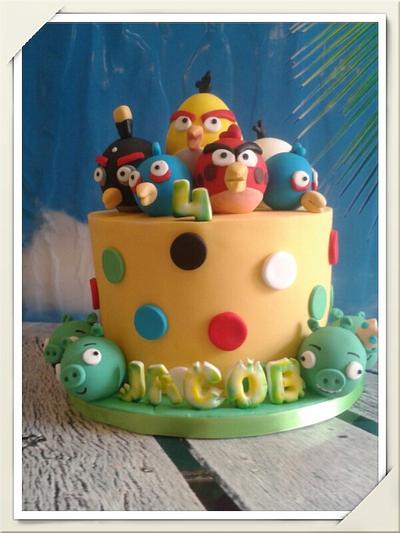 Angry birds go tropical - Cake by Cake Towers