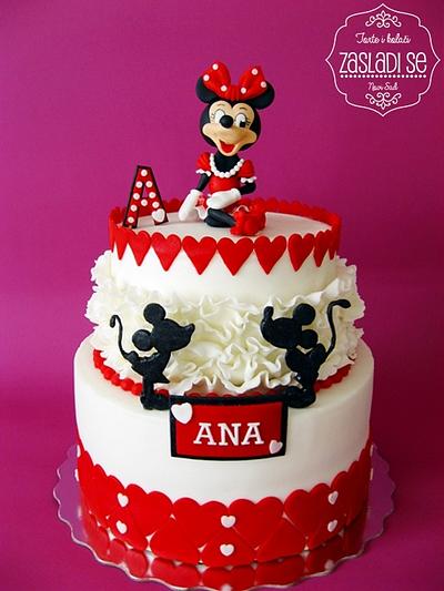 Minnie Mouse - Cake by Zasladi se Cake Design