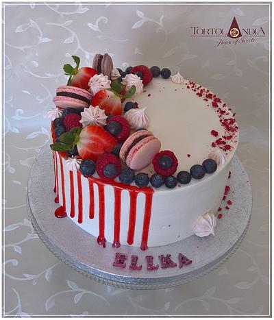 Drip cake for Ellka - Cake by Tortolandia