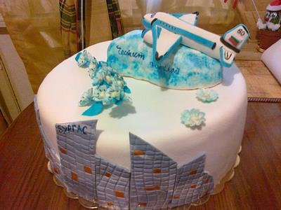 airplane - Cake by Love Cakes - Жана Манолова
