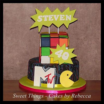 The 80's - Cake by Sweet Things - Cakes by Rebecca