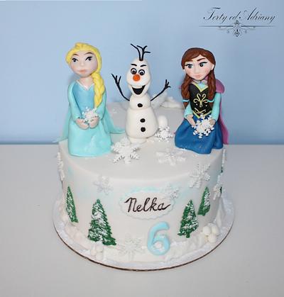 Frozen for Nelka - Cake by Adriana12