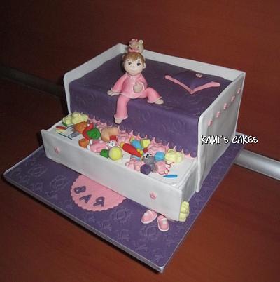 Baby bed and many toys - Cake by KamiSpasova