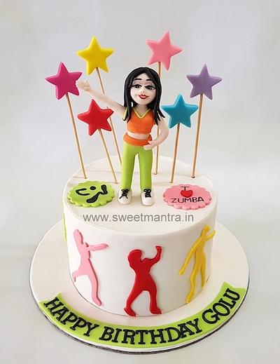Zumba cake - Cake by Sweet Mantra Homemade Customized Cakes Pune