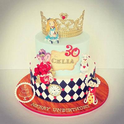 Classic Wonderland - Cake by SimplySweetCakes
